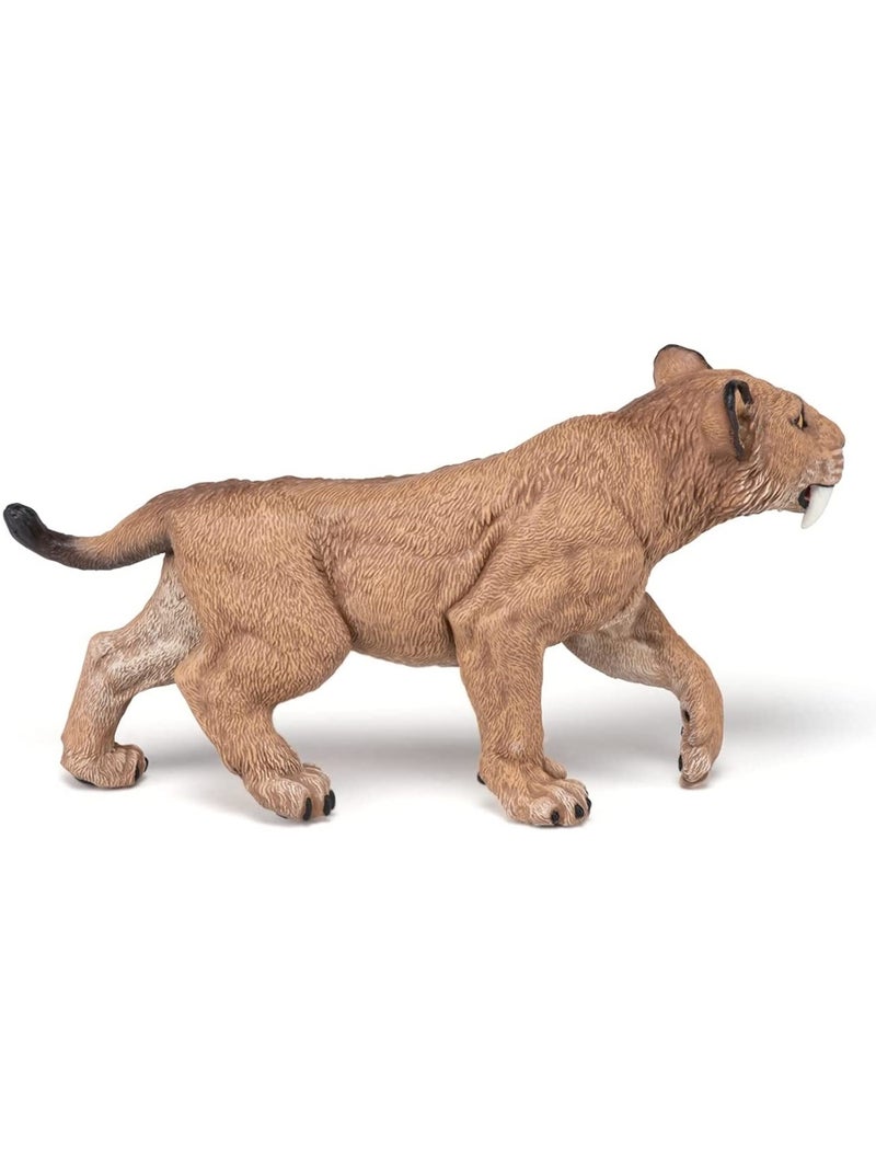 Figurine Jeune Smilodon Marron - Kiabi