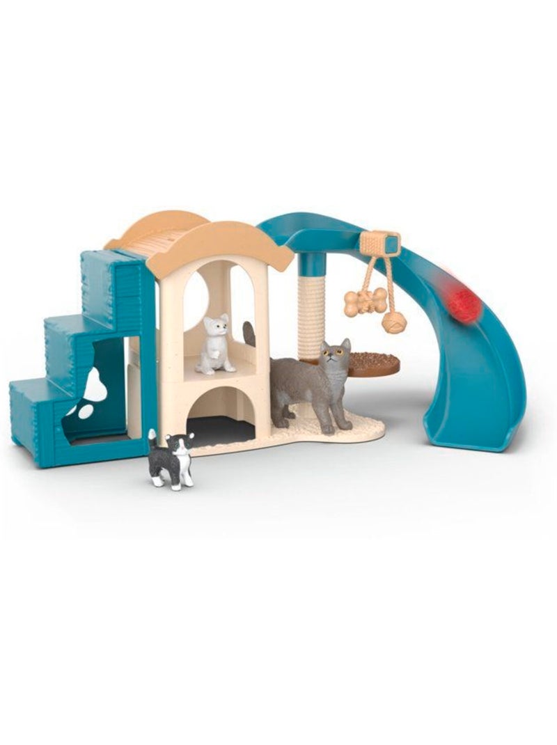 Figurine jeux pour chats, schleich 42764 farm world, dès 3 ans Bleu - Kiabi