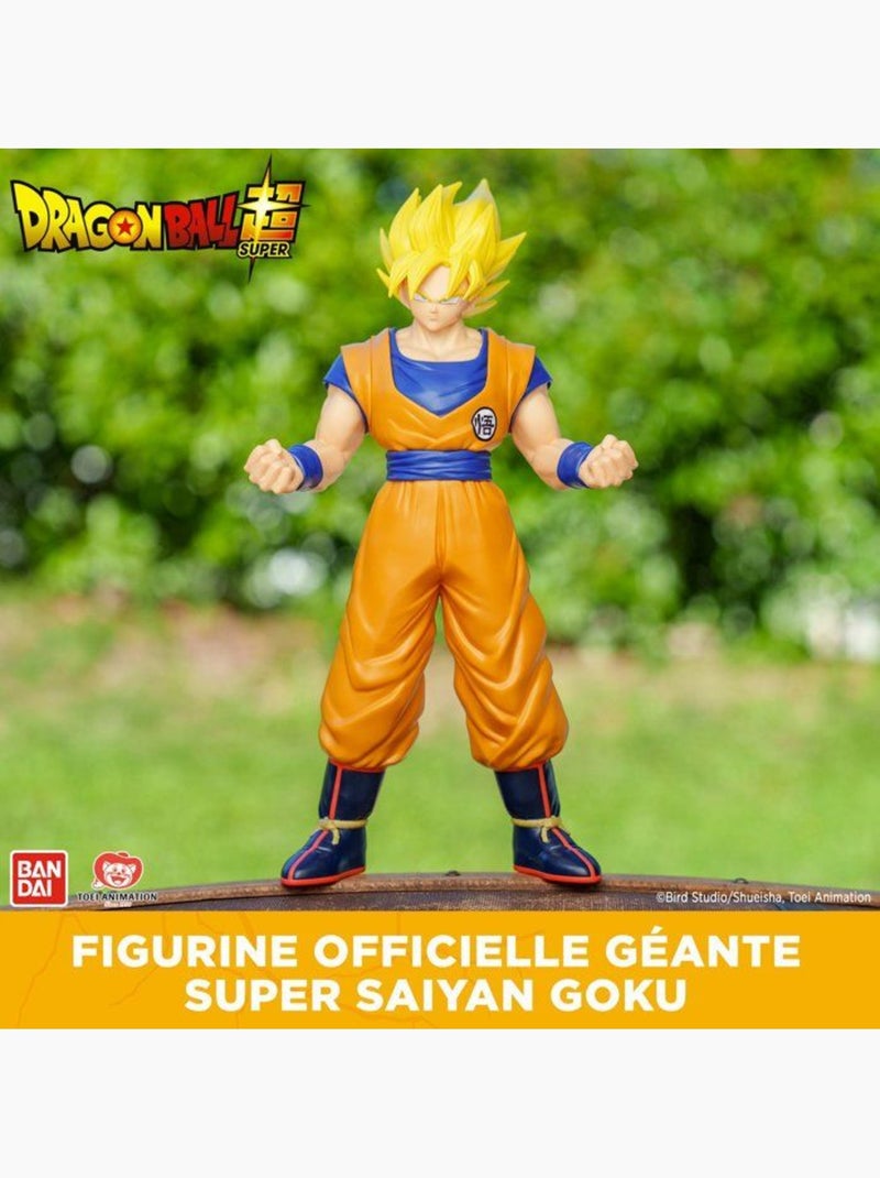 Figurine jumbo - bandai - dragon ball - 38771 - super saiyan goku - 40 cm Multicolore - Kiabi