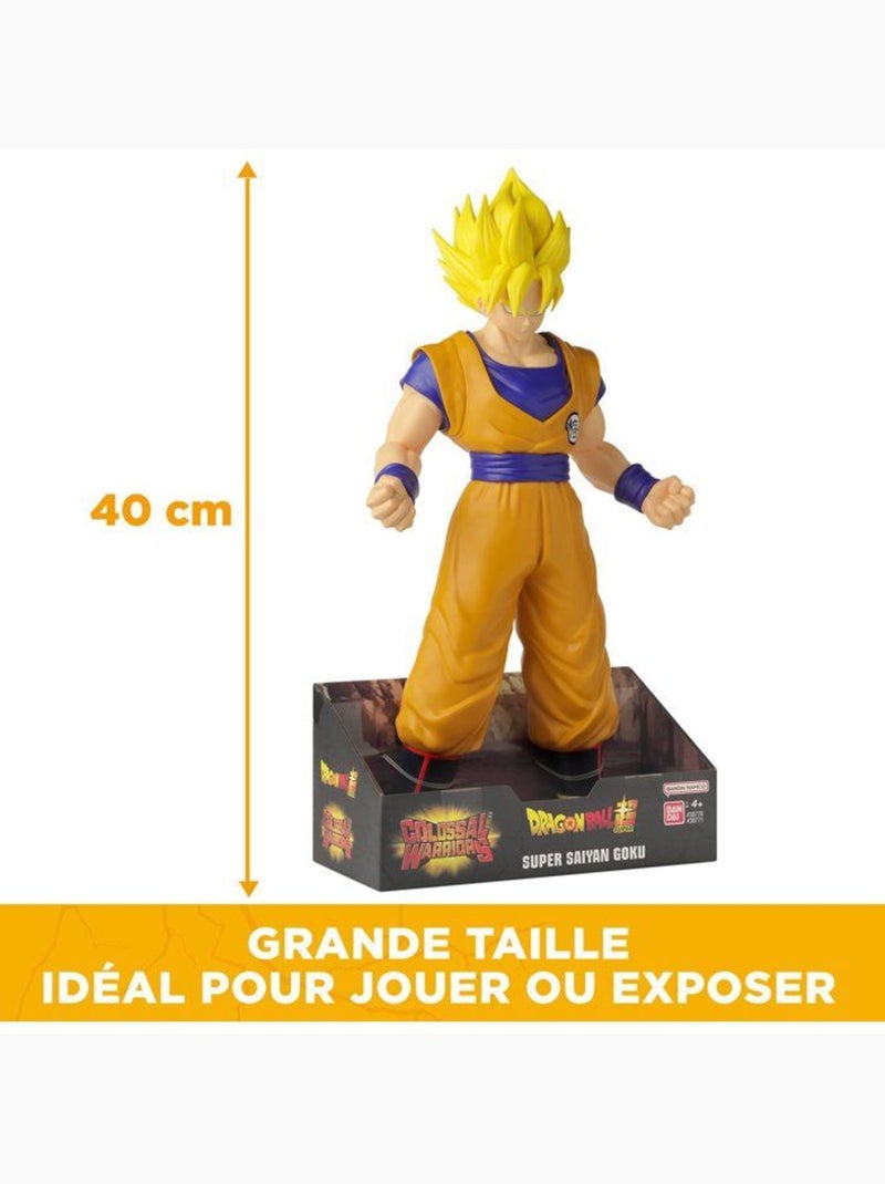 Figurine jumbo - bandai - dragon ball - 38771 - super saiyan goku - 40 cm Multicolore - Kiabi