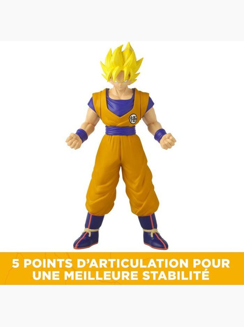 Figurine jumbo - bandai - dragon ball - 38771 - super saiyan goku - 40 cm Multicolore - Kiabi
