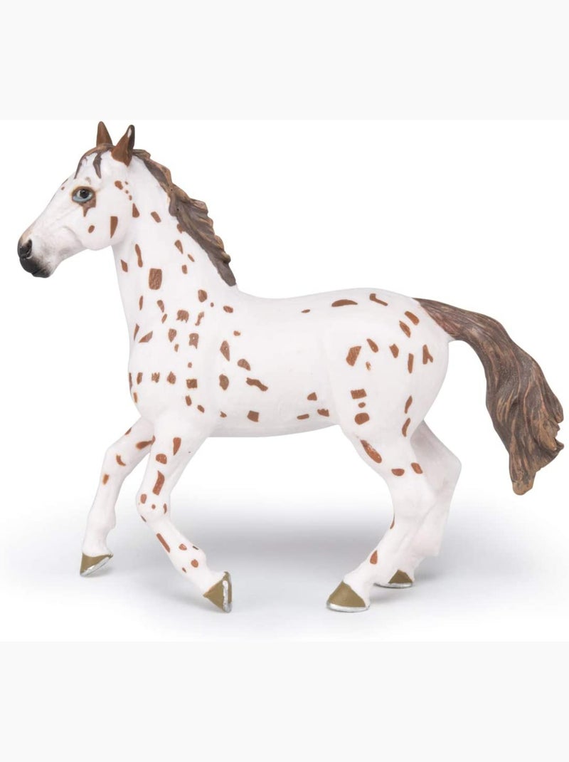 Figurine Jument appaloosa Blanc - Kiabi