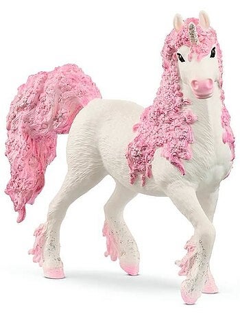 Figurine jument licorne fleurie, schleich 70831 bayala, dès 4 ans