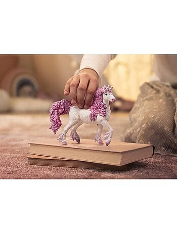 Figurine jument licorne fleurie, schleich 70831 bayala, dès 4 ans