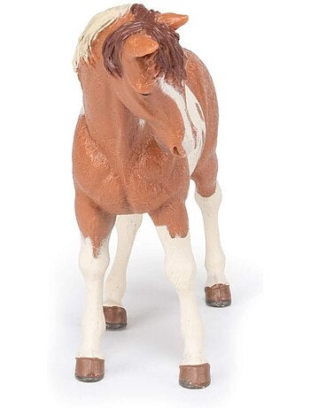 Figurine jument pinto