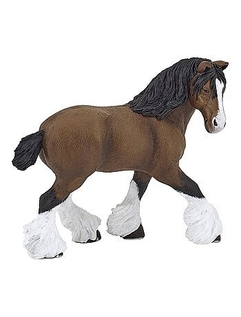 Figurine Jument Shire Baie