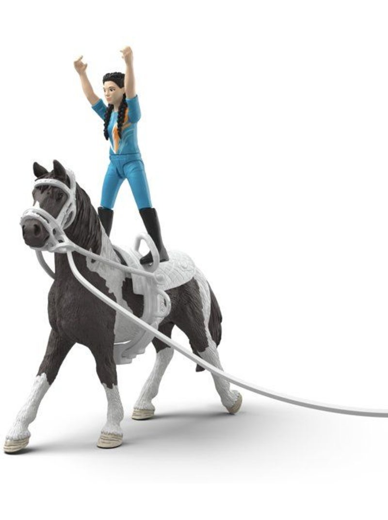 Figurine kit de voltige kim - schleich 42799 - gamme horse club Noir - Kiabi