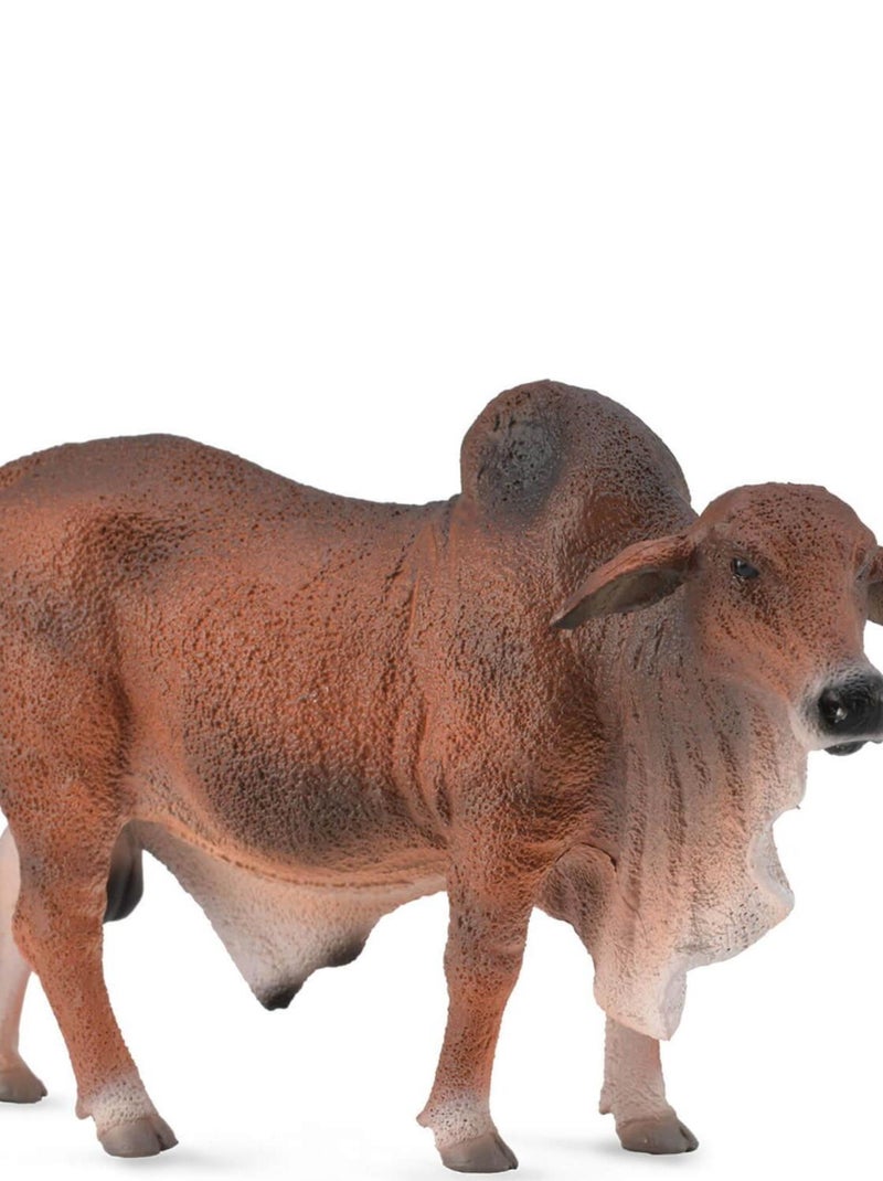 Figurine La Ferme (L): Taureau Brahmane Rouge N/A - Kiabi