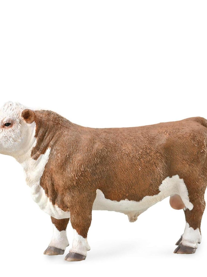 Figurine La Ferme (L): Taureau Hereford N/A - Kiabi