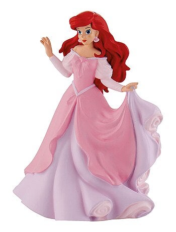 Figurine La petite sirène : Ariel en robe rose - Kiabi
