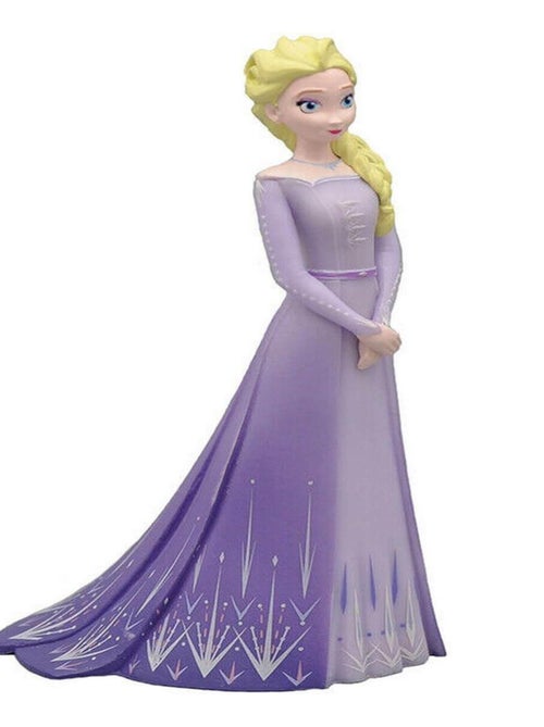 Figurine La Reine des Neiges (Frozen) : Elsa en robe violette - Kiabi