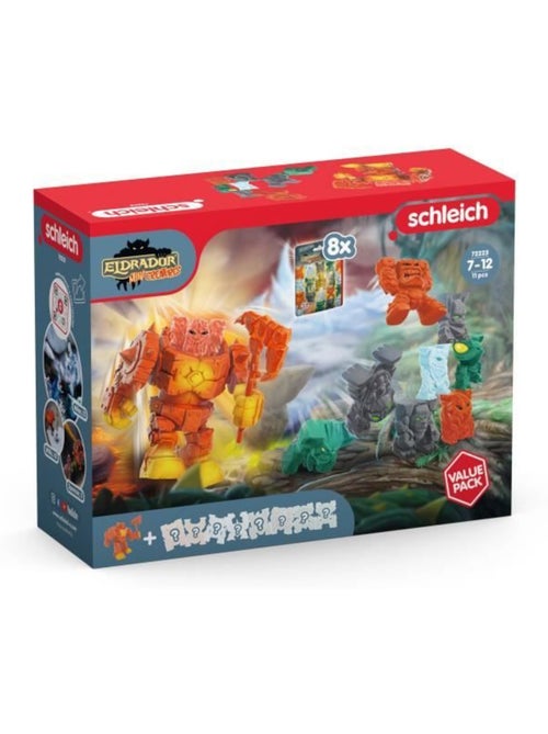 Figurine lava robot value pack, schleich 72225 gamme eldrador creatures - Kiabi