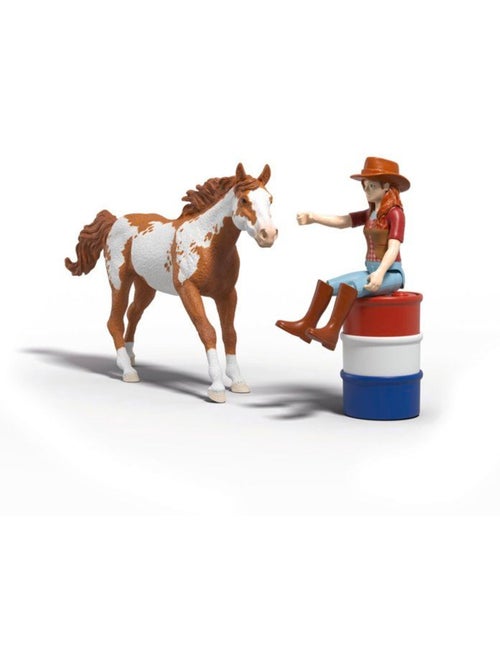 Figurine l'aventure western de hannah, schleich 42775 horse club, dès 5 ans - Kiabi