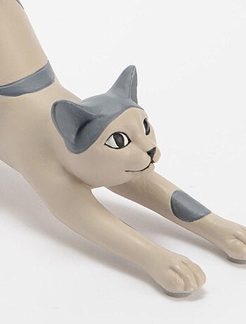 Figurine le Chat et l'oiseau de décoration en résine