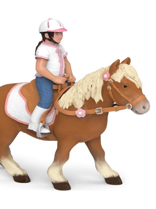 Figurine l'enfant cavalière - Kiabi