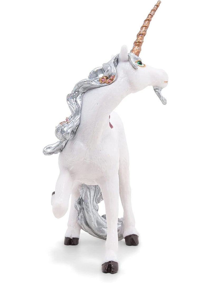 Figurine Licorne argentée Blanc - Kiabi
