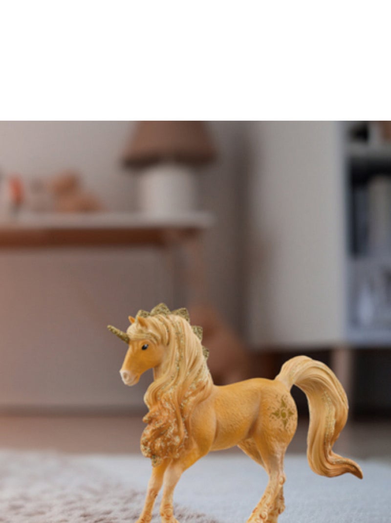 Figurine licorne Jaune - Kiabi
