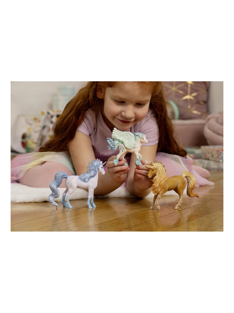 Figurine licorne Jaune - Kiabi