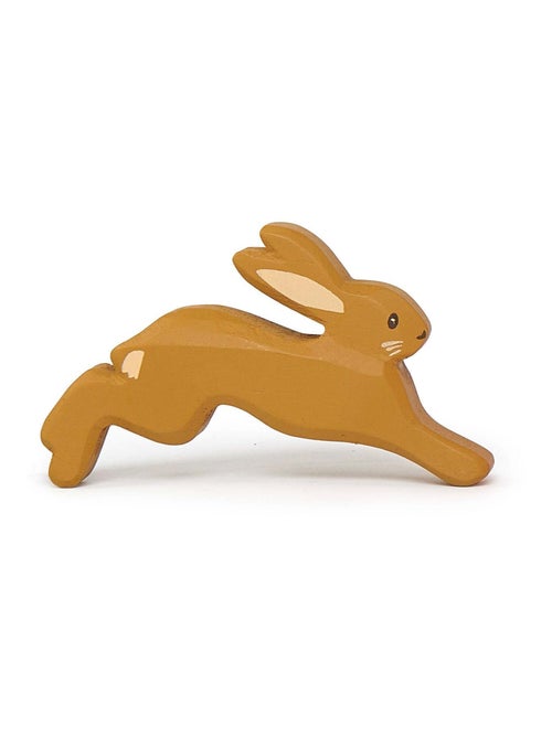 Figurine Lièvre en bois - Kiabi