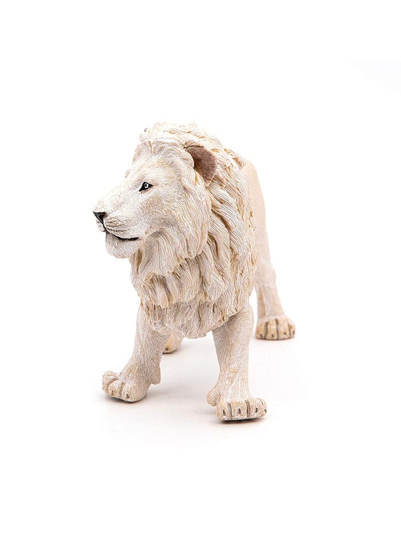 Figurine Lion blanc Blanc - Kiabi