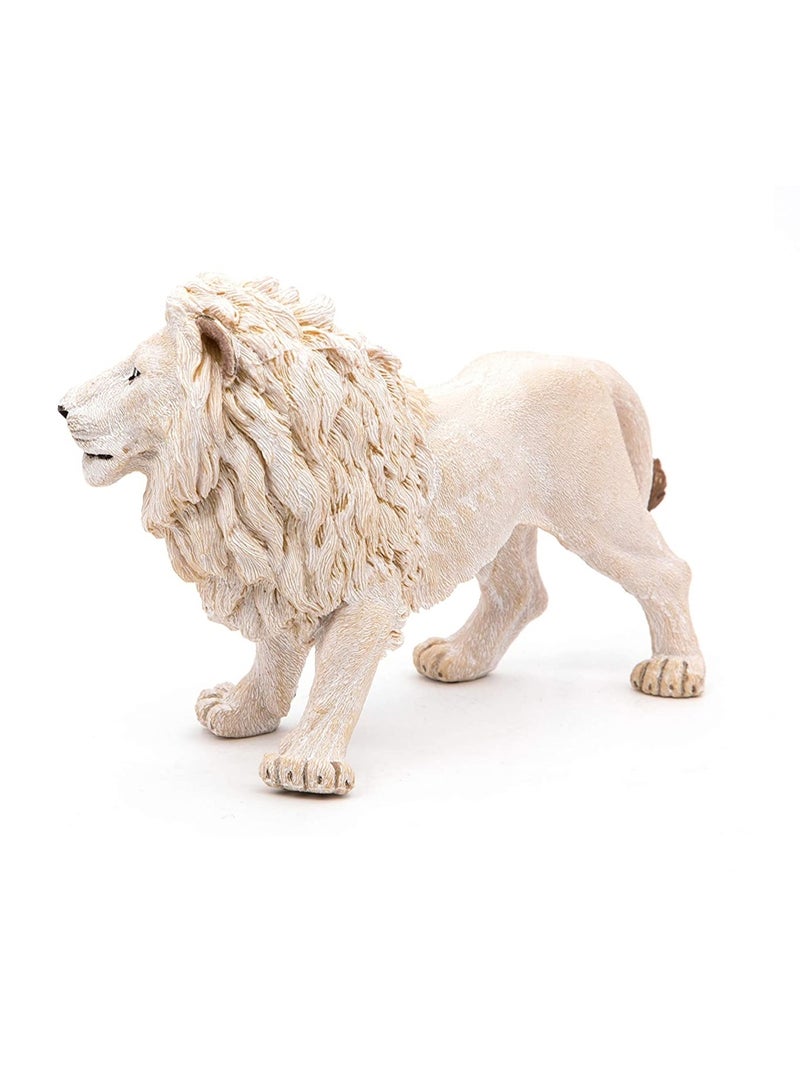 Figurine Lion blanc Blanc - Kiabi