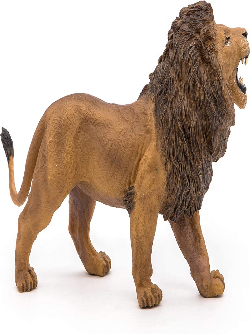 Figurine Lion rugissant Marron - Kiabi