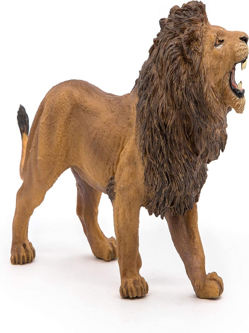 Figurine Lion rugissant Marron - Kiabi