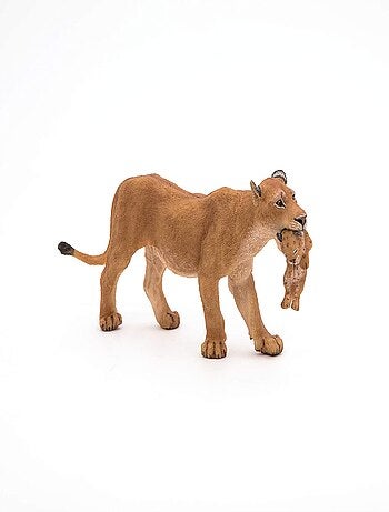 Figurine Lionne avec son bébé lionceau