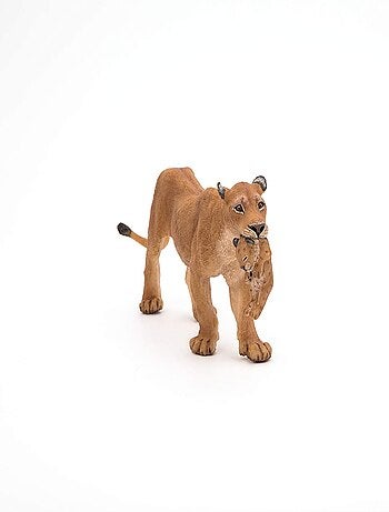 Figurine Lionne avec son bébé lionceau