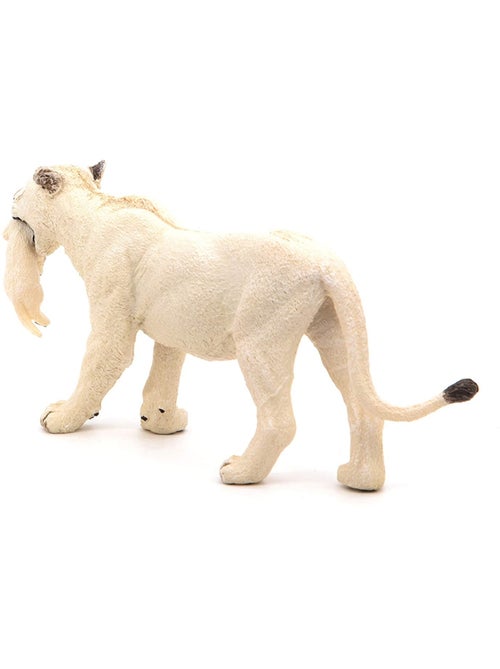Figurine Lionne blanche avec son bébé lionceau - Kiabi