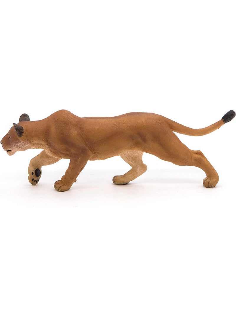 Figurine Lionne chassant Marron - Kiabi