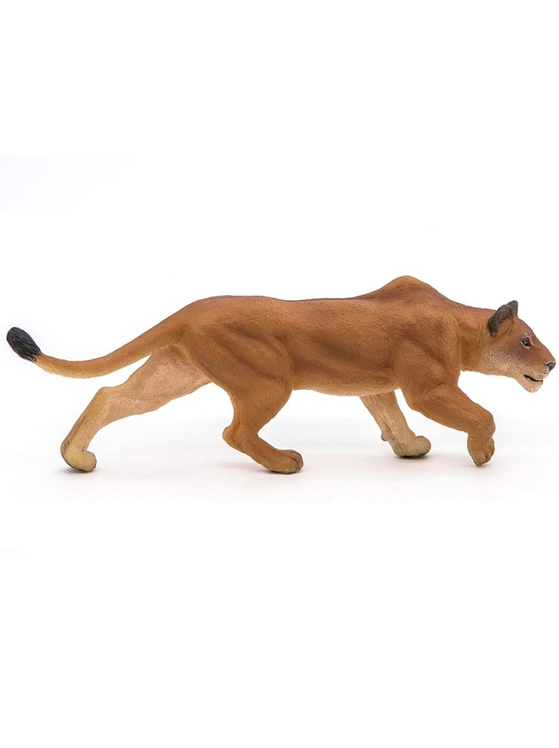 Figurine Lionne chassant Marron - Kiabi