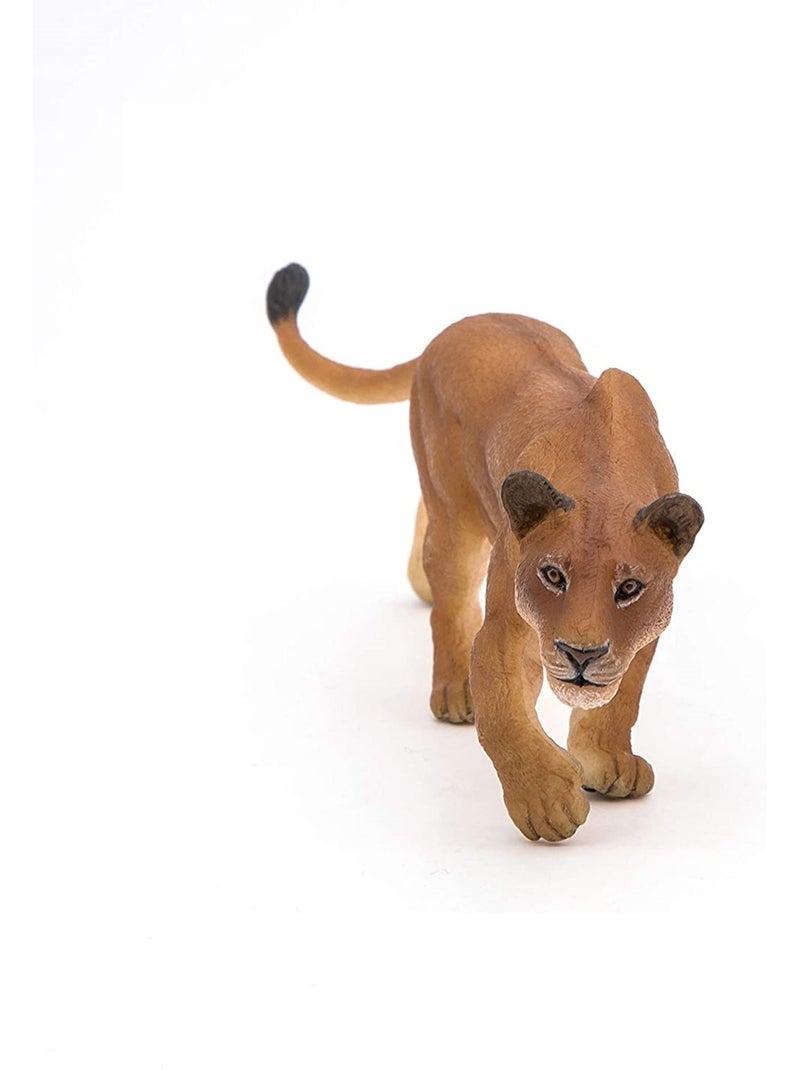 Figurine Lionne chassant Marron - Kiabi
