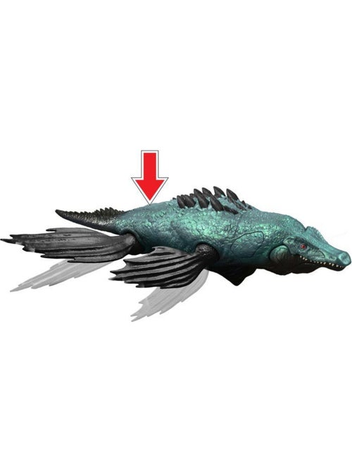 Figurine liopleurodon grand format, nageoires mobiles - jurassic world - Kiabi