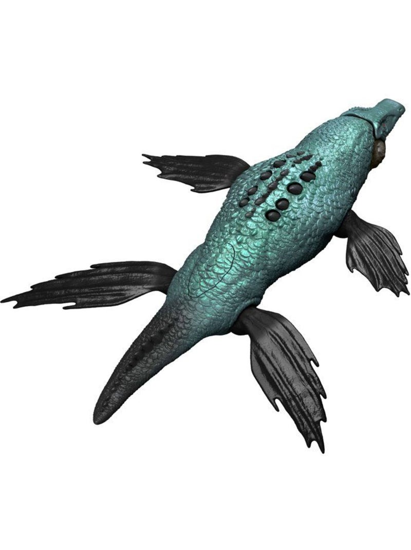 Figurine liopleurodon grand format, nageoires mobiles - jurassic world Vert - Kiabi