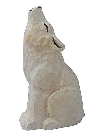 Figurine loup arctique