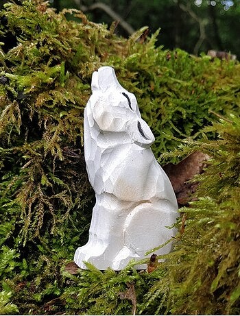Figurine loup arctique