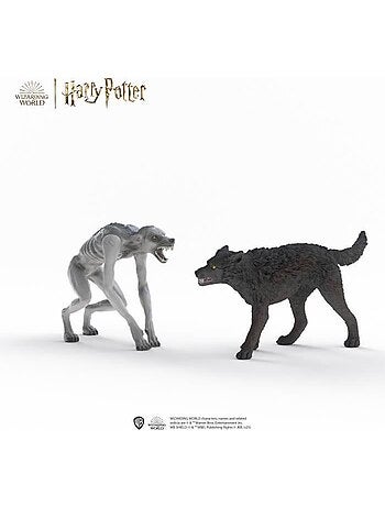 Figurine loup-garou vs animagus, schleich 14906 gamme harry potter©