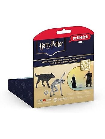 Figurine loup-garou vs animagus, schleich 14906 gamme harry potter©