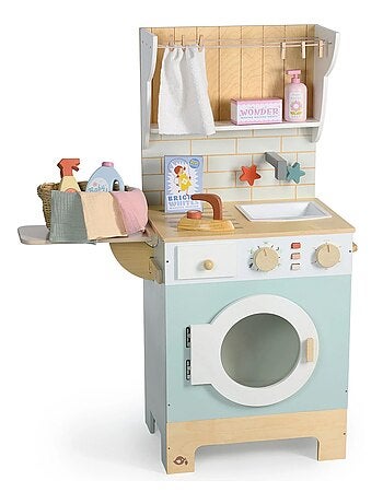 Figurine Machine à laver en bois