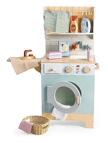 Figurine Machine à laver en bois
