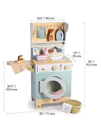 Figurine Machine à laver en bois