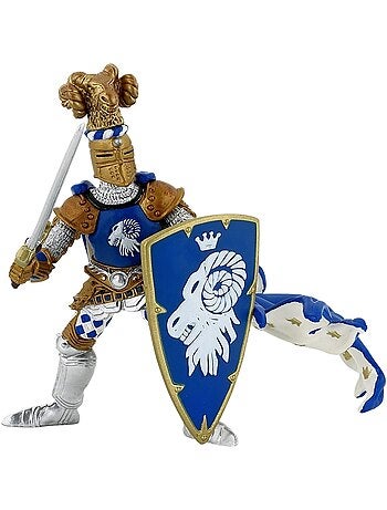Figurine Maître des armes cimier b'lier bleu - Kiabi