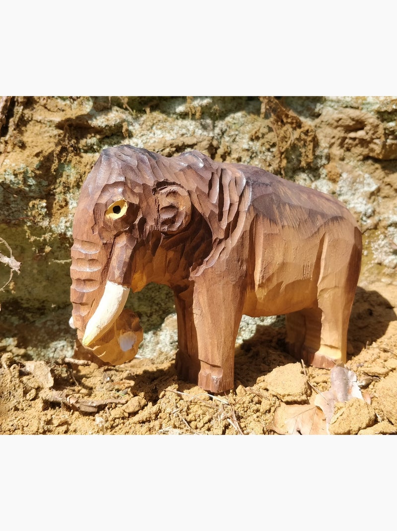 Figurine mammouth Marron - Kiabi