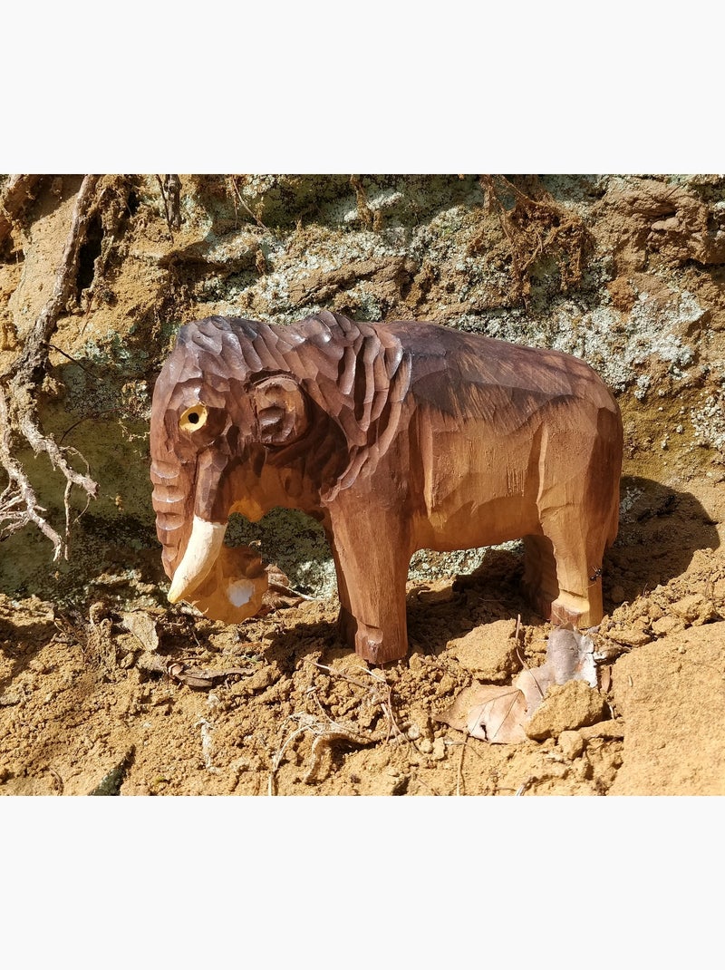 Figurine mammouth Marron - Kiabi
