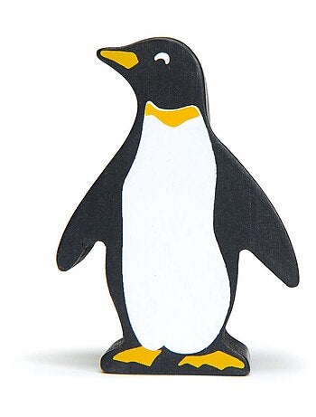 Figurine Manchot en bois