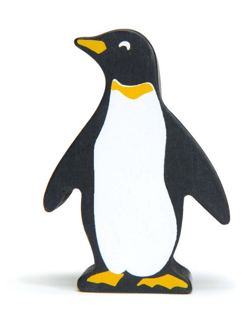 Figurine Manchot en bois - Kiabi