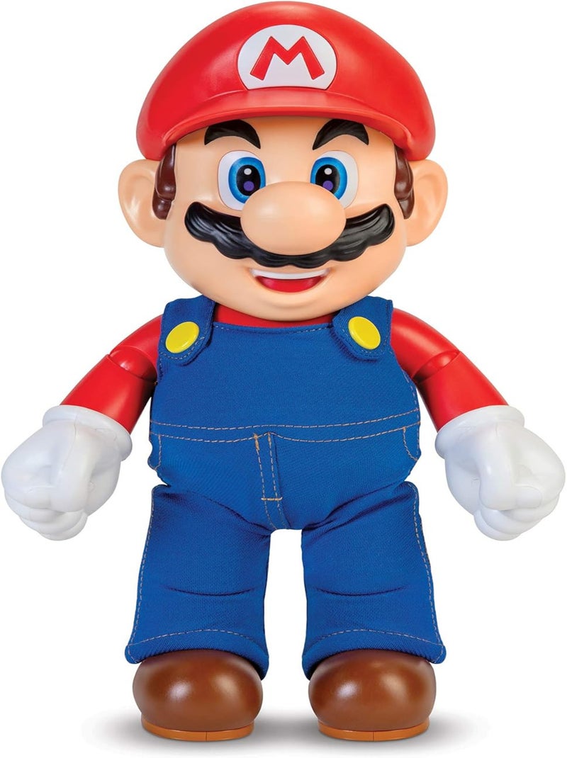 Figurine Mario Sonore 30 Cm - Super Mario Multicolore - Kiabi
