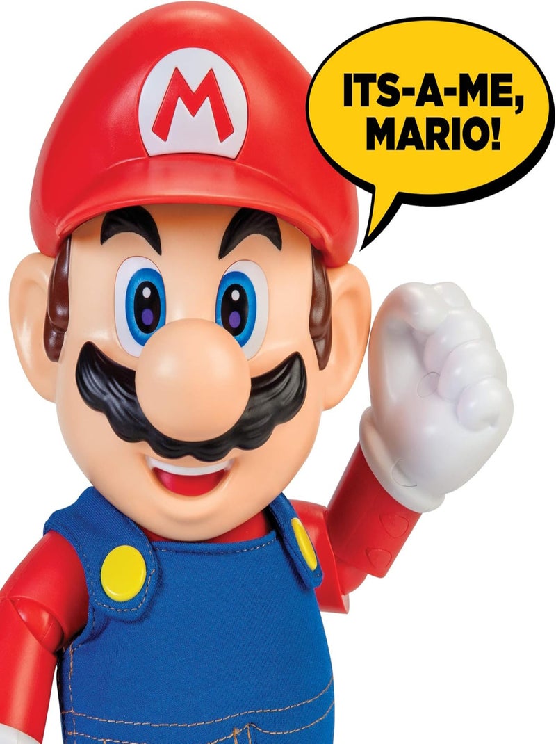 Figurine Mario Sonore 30 Cm - Super Mario Multicolore - Kiabi