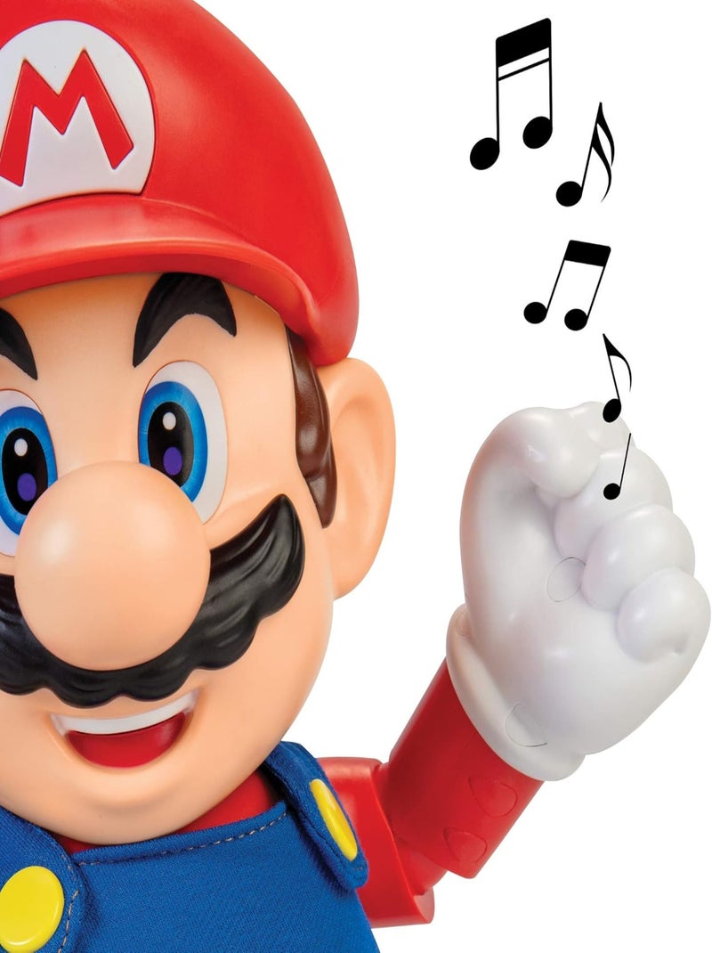 Figurine Mario Sonore 30 Cm - Super Mario Multicolore - Kiabi
